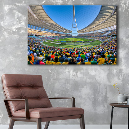 Moses Mabhida Stadium, Stadium Canvas, Sport Art, Fan Gifts, Man Cave Decor, Art Print, Canvas Print Wall Art