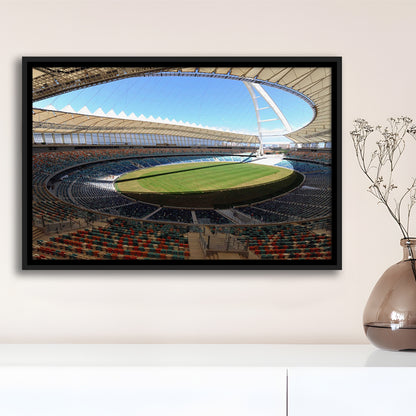Moses Mabhida Stadium, Stadium Canvas, Sport Art, Framed Canvas Print Wall Art, Floating Frame