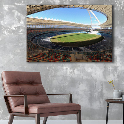 Moses Mabhida Stadium, Stadium Canvas, Sport Art, Gift for him, Man Cave Decor, Art Print, Canvas Print Wall Art