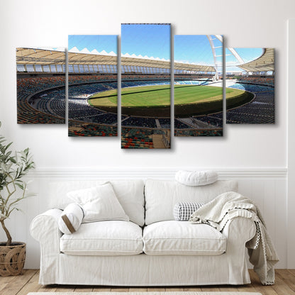 Moses Mabhida Stadium, Stadium Canvas, Sport Art, Gift for him, 5 Panel, Large Canvas, Canvas Print Wall Art