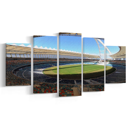 Moses Mabhida Stadium, Stadium Canvas, Sport Art, Gift for him, 5 Panel, Large Canvas, Canvas Print Wall Art