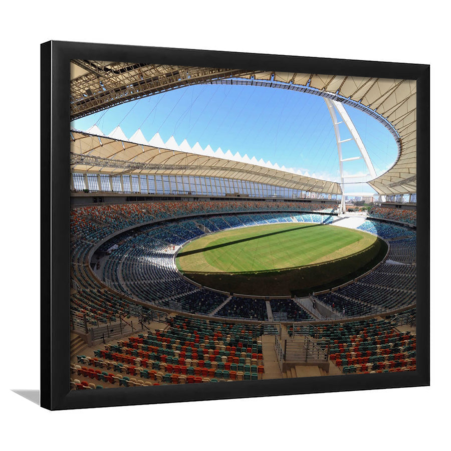 Moses Mabhida Stadium, Stadium Canvas, Sport Art, Gift for him, Framed Art Print Wall Decor, Picture Framed