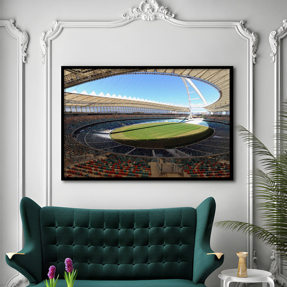 Moses Mabhida Stadium, Stadium Canvas, Sport Art, Gift for him, Framed Art Print Wall Decor, Picture Framed