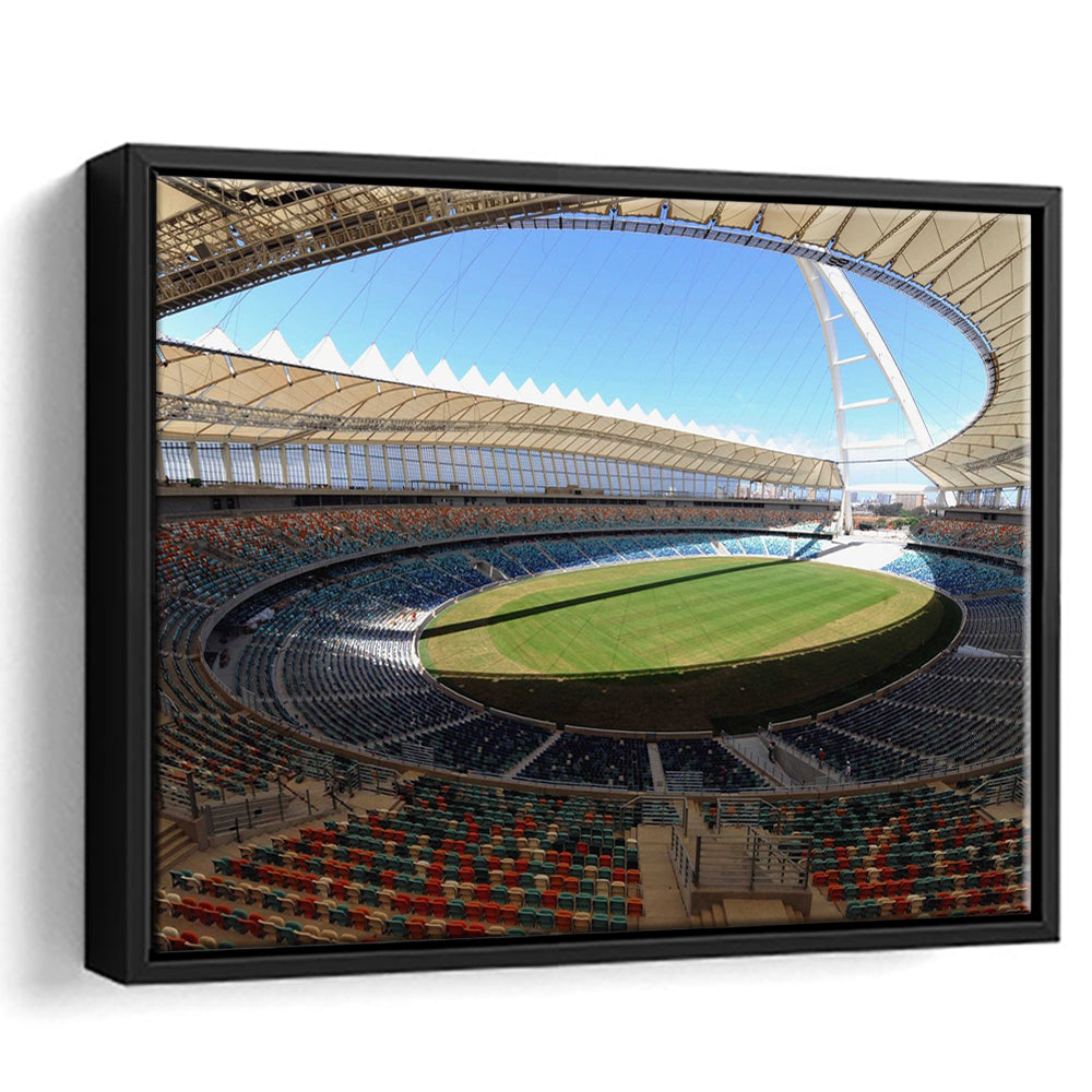 Moses Mabhida Stadium, Stadium Canvas, Sport Art, Framed Canvas Print Wall Art, Floating Frame