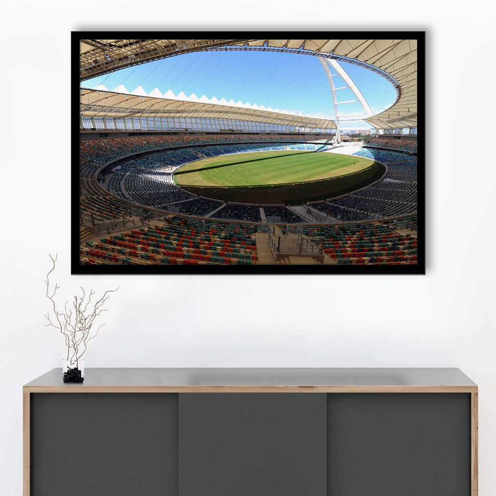 Moses Mabhida Stadium, Stadium Canvas, Sport Art, Gift for him, Framed Art Print Wall Decor, Picture Framed