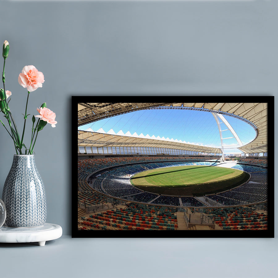 Moses Mabhida Stadium, Stadium Canvas, Sport Art, Gift for him, Framed Art Print Wall Decor, Picture Framed
