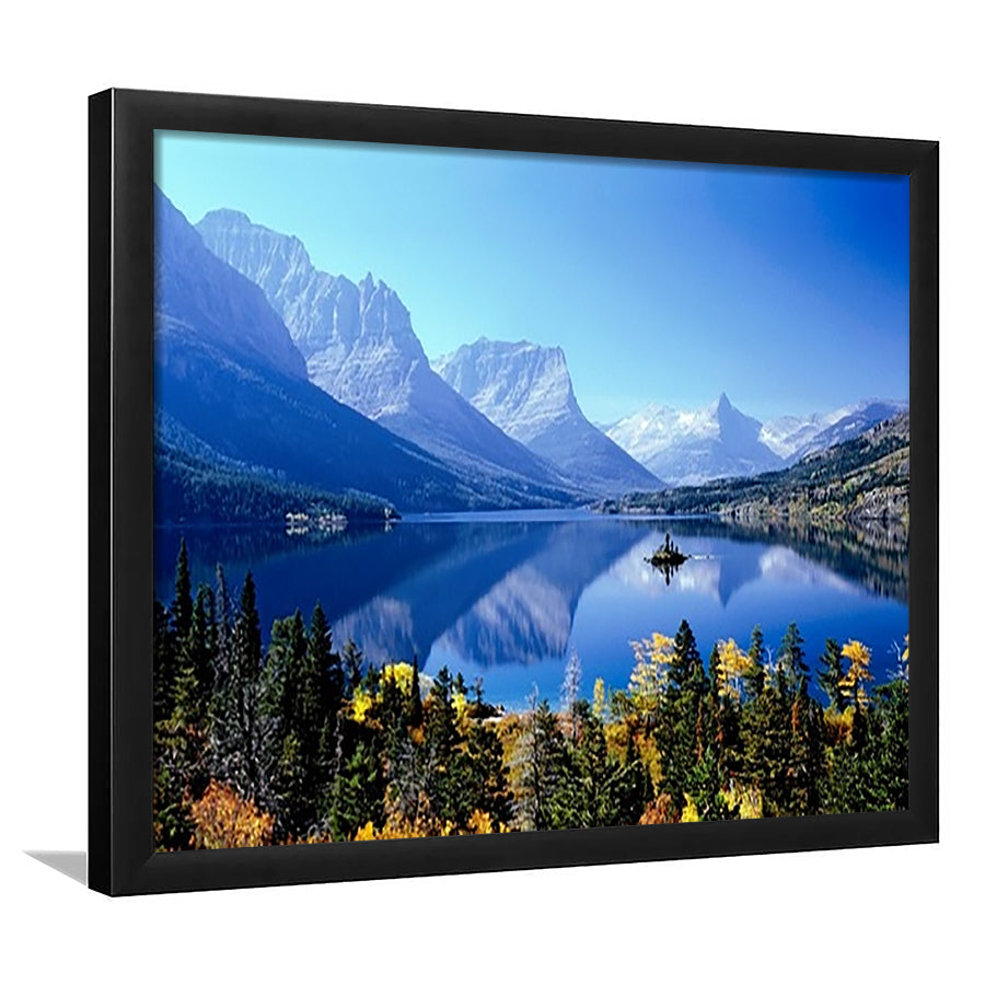 Mountains Glacier National Park Mt LargeArt Prints, Framed Art Print, Picture Framed