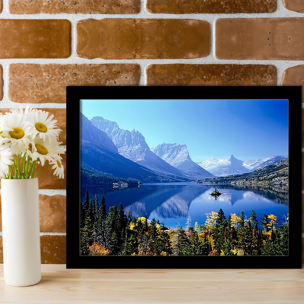 Mountains Glacier National Park Mt LargeArt Prints, Framed Art Print, Picture Framed