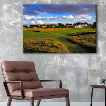 Muirfield Golf Club Hole 18, Gullane, Scotland, Golf Art Print,Gifts Golf Lover