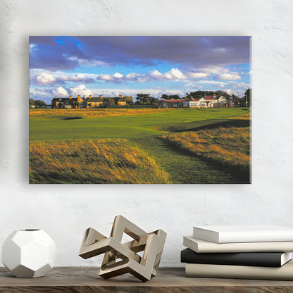 Muirfield Golf Club Hole 18, Gullane, Scotland, Golf Art Print,Gifts Golf Lover