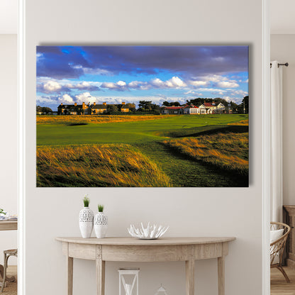 Muirfield Golf Club Hole 18, Gullane, Scotland, Golf Art Print,Gifts Golf Lover