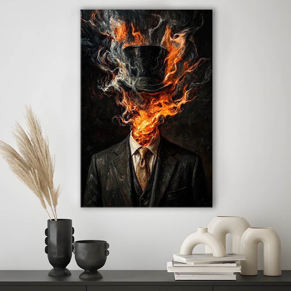 Mystic Gentleman Art  Ethereal Drama Wall Art Print, Canvas Print, Canvas Decor