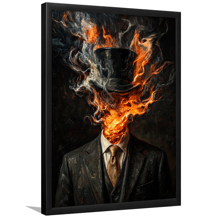 Mystic Gentleman Art  Ethereal Drama Wall Art Print, Framed Art Print, Fine Art Print