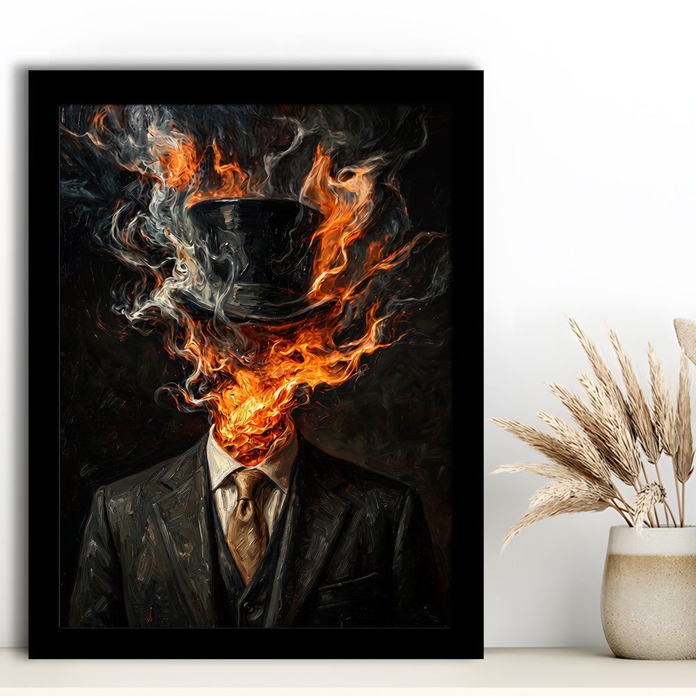 Mystic Gentleman Art  Ethereal Drama Wall Art Print, Framed Art Print, Fine Art Print