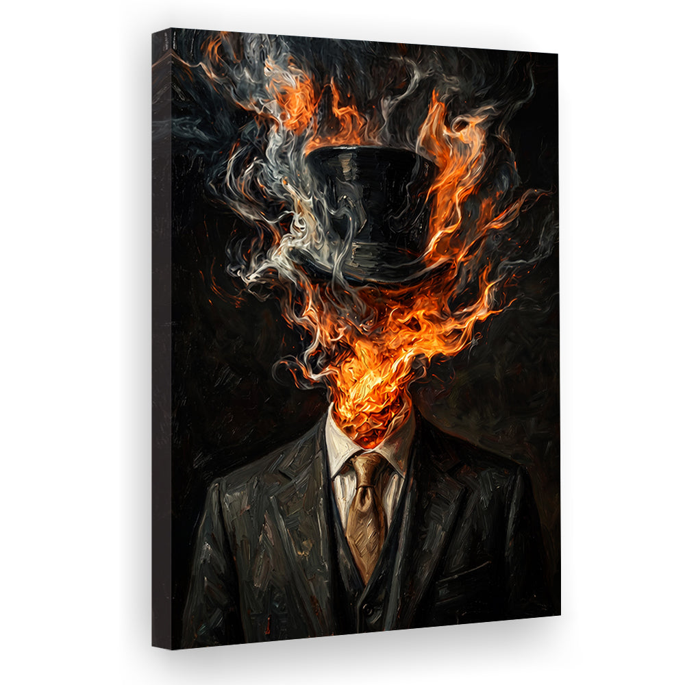 Mystic Gentleman Art  Ethereal Drama Wall Art Print, Canvas Print, Canvas Decor