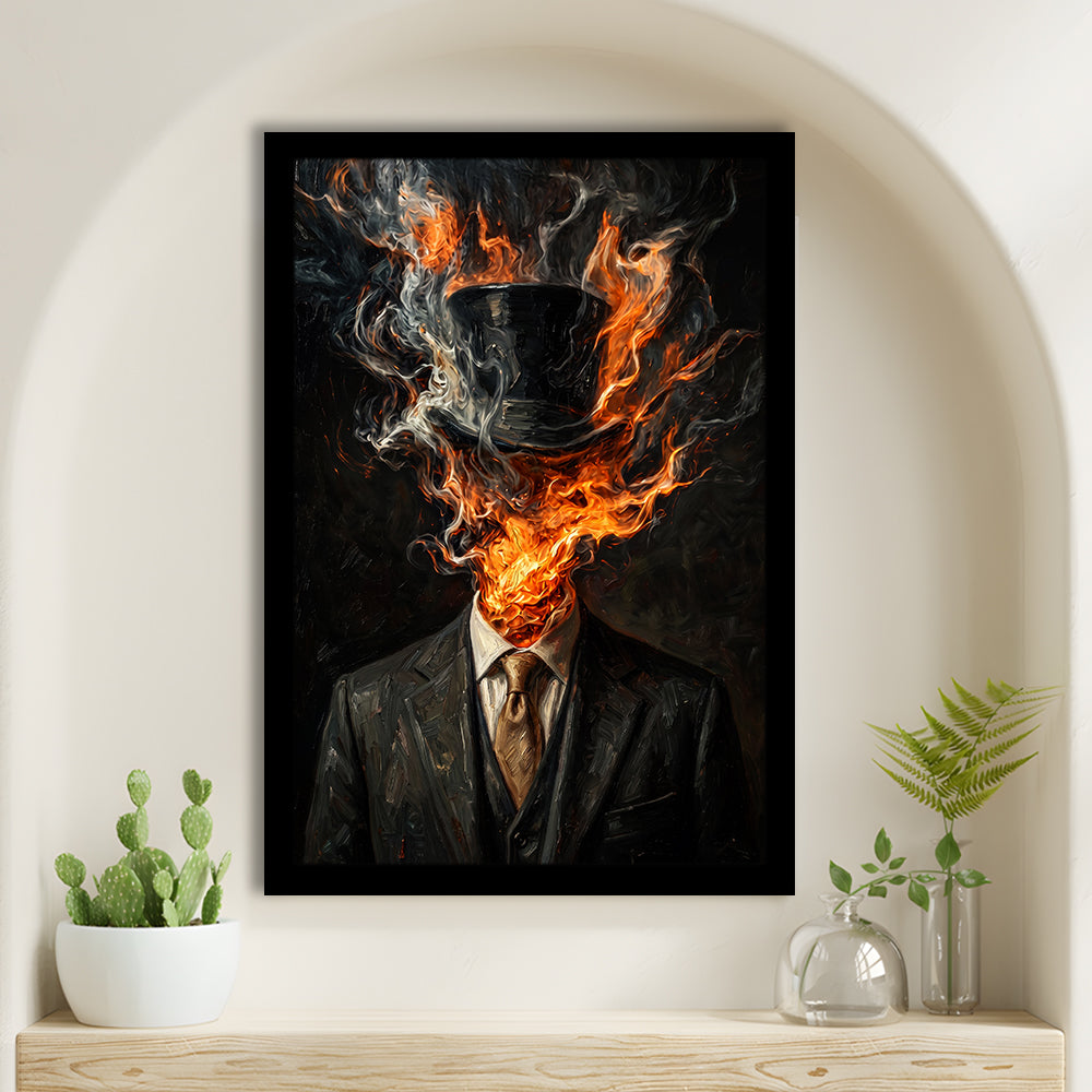 Mystic Gentleman Art  Ethereal Drama Wall Art Print, Framed Art Print, Fine Art Print