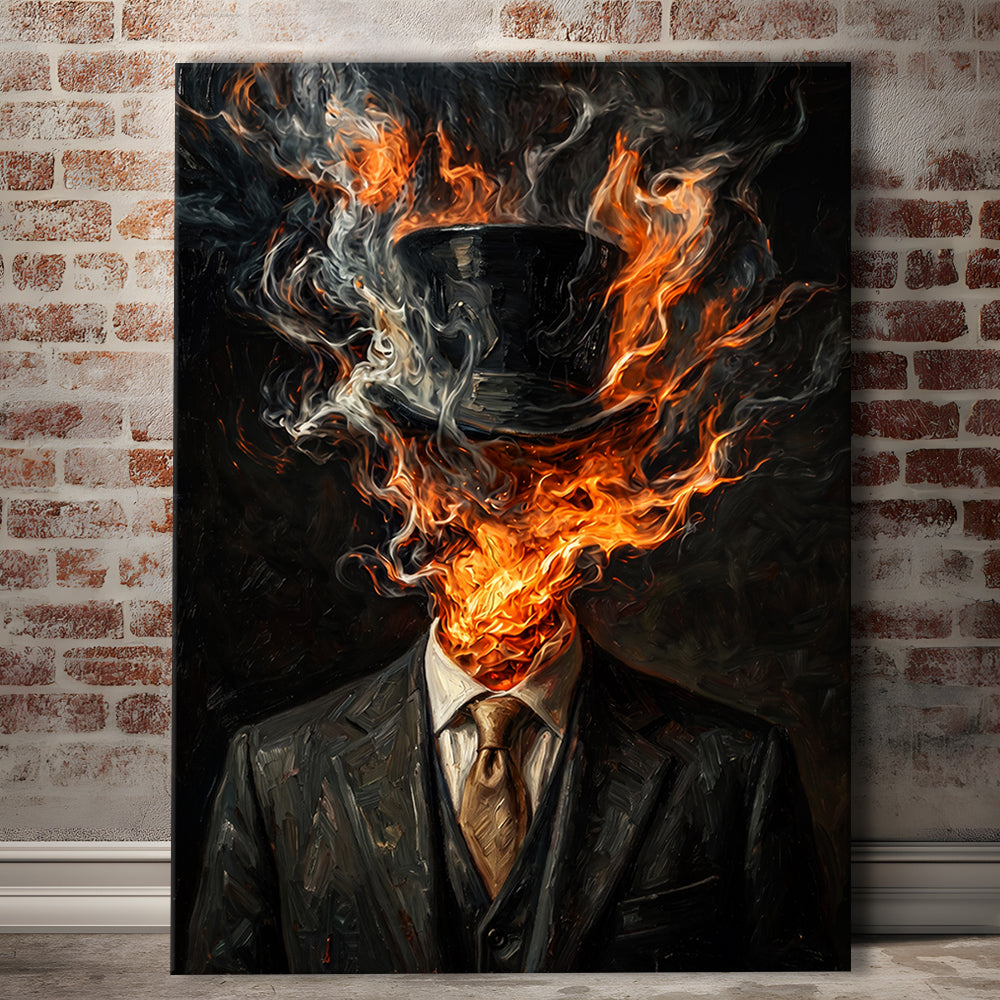 Mystic Gentleman Art  Ethereal Drama Wall Art Print, Canvas Print, Canvas Decor
