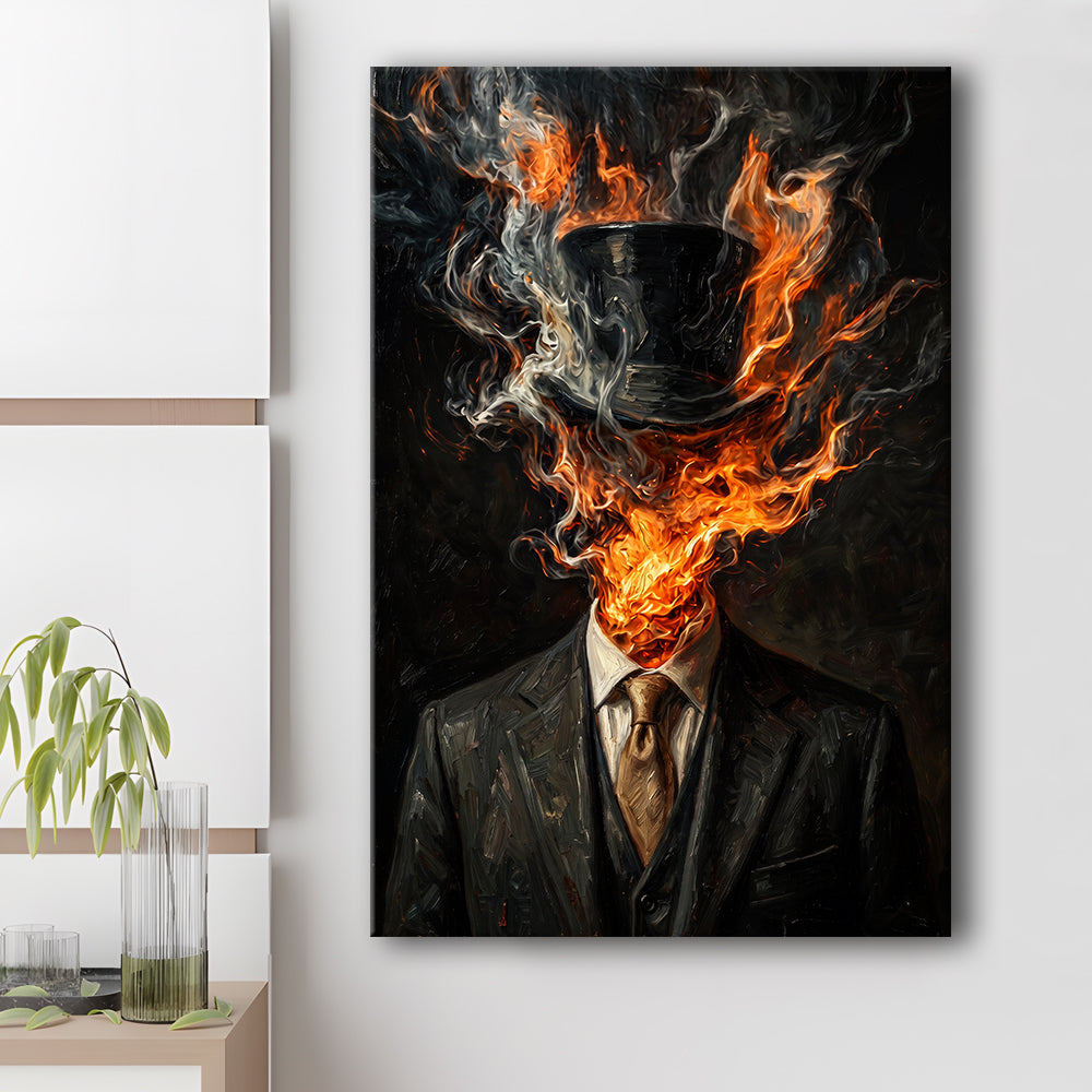 Mystic Gentleman Art  Ethereal Drama Wall Art Print, Canvas Print, Canvas Decor