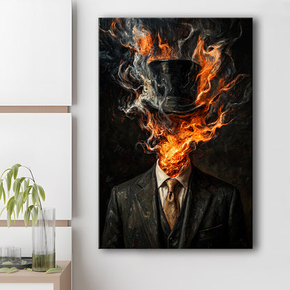 Mystic Gentleman Art  Ethereal Drama Wall Art Print, Canvas Print, Canvas Decor
