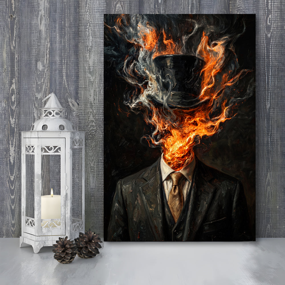 Mystic Gentleman Art  Ethereal Drama Wall Art Print, Canvas Print, Canvas Decor