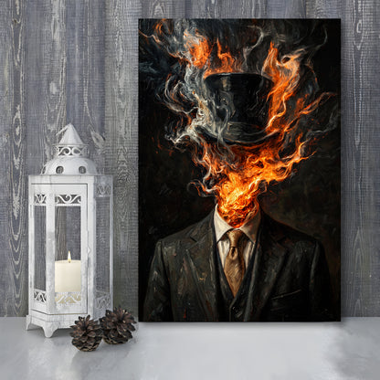 Mystic Gentleman Art  Ethereal Drama Wall Art Print, Canvas Print, Canvas Decor