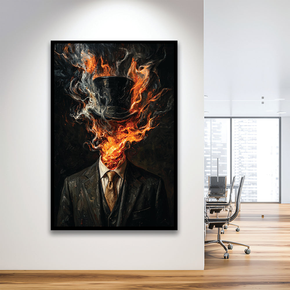 Mystic Gentleman Art  Ethereal Drama Wall Art Print, Framed Art Print, Fine Art Print