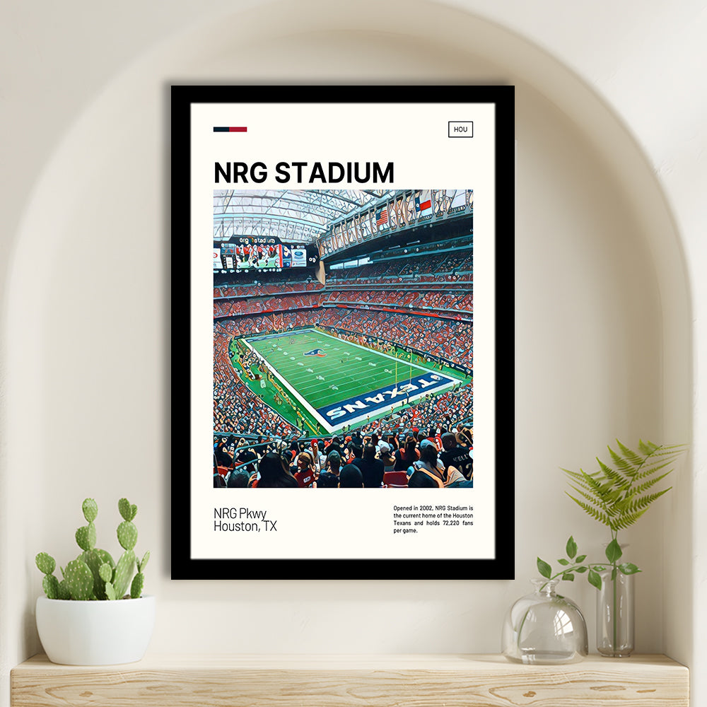 NRG Stadium Print, Houston Texans Stadium Art, Gifts for him, Sport Art, Framed Art Print Wall Decor