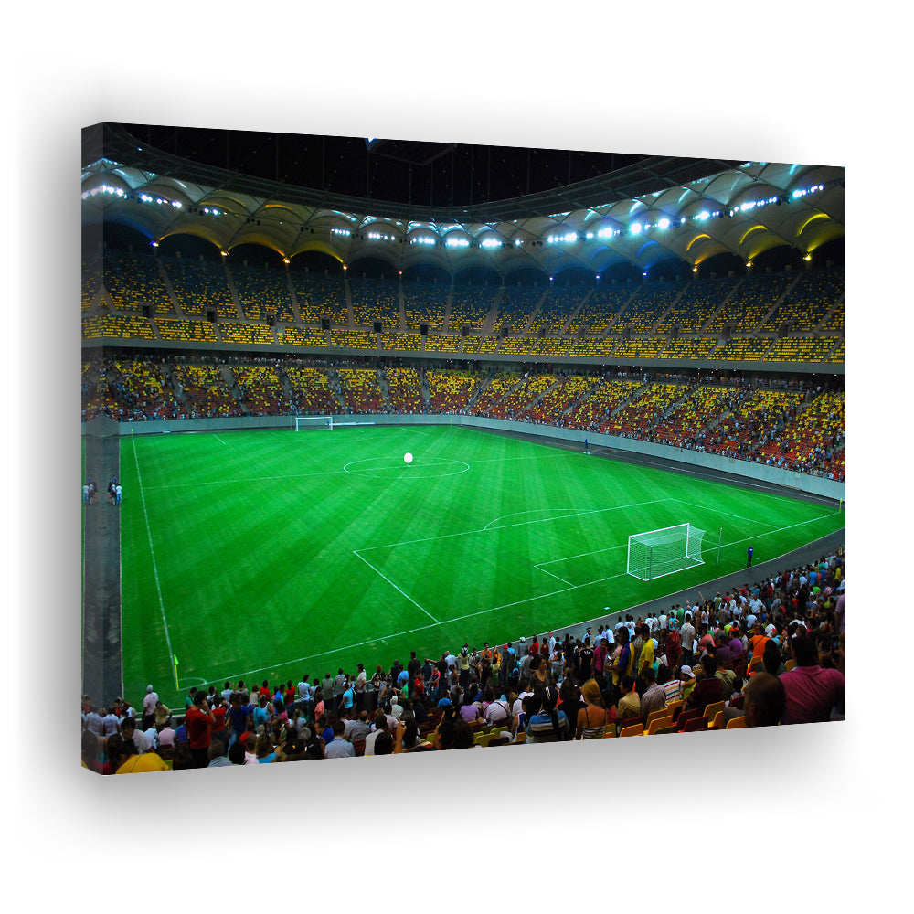 National Arena Bucharest, Stadium Canvas, Sport Art, Gift for him, Man Cave Decor, Art Print, Canvas Print Wall Art