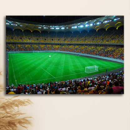 National Arena Bucharest, Stadium Canvas, Sport Art, Gift for him, Man Cave Decor, Art Print, Canvas Print Wall Art