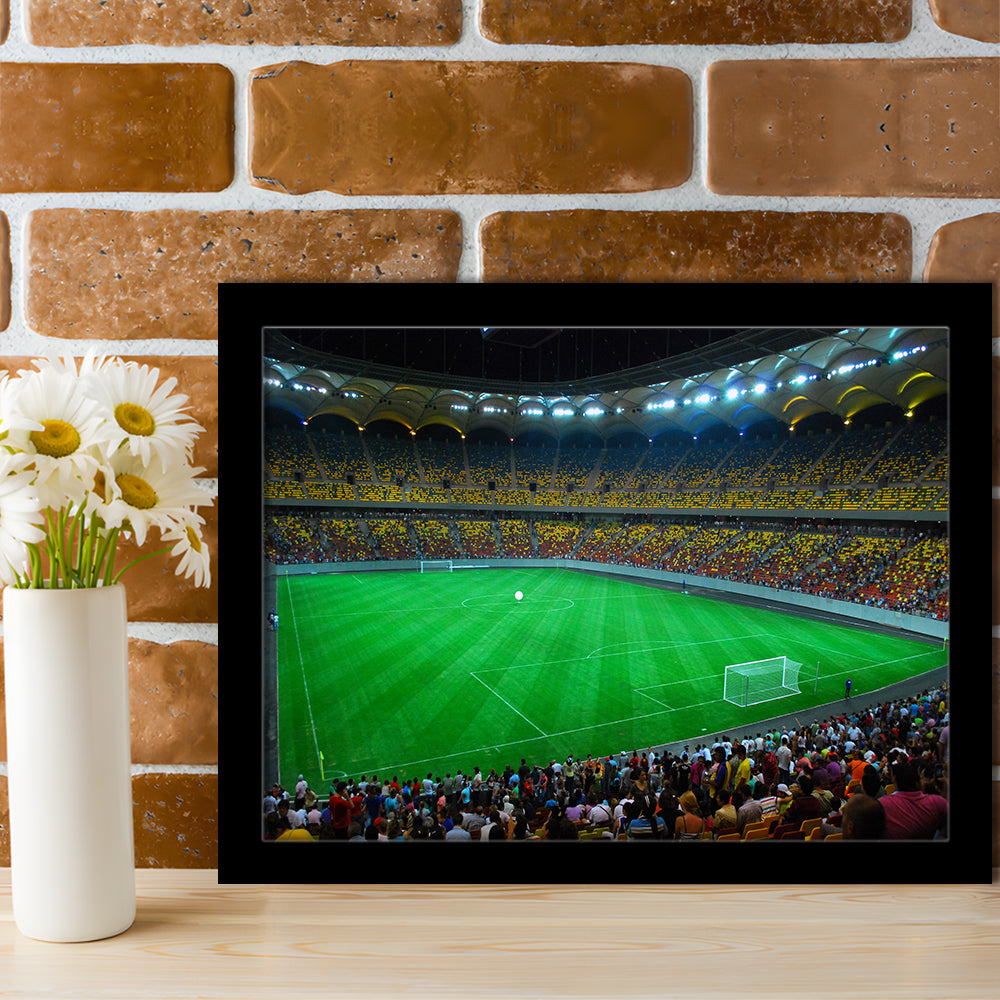 National Arena Bucharest, Stadium Canvas, Sport Art, Gift for him, Framed Art Print Wall Decor, Picture Framed