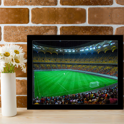 National Arena Bucharest, Stadium Canvas, Sport Art, Gift for him, Framed Art Print Wall Decor, Picture Framed