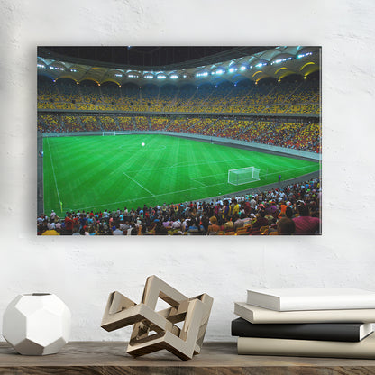 National Arena Bucharest, Stadium Canvas, Sport Art, Gift for him, Man Cave Decor, Art Print, Canvas Print Wall Art