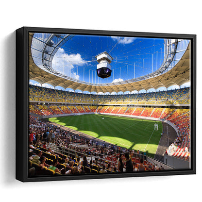National Arena, Stadium Canvas, Sport Art, Framed Canvas Print Wall Art, Floating Frame