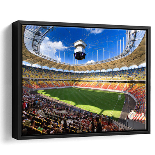 National Arena, Stadium Canvas, Sport Art, Framed Canvas Print Wall Art, Floating Frame