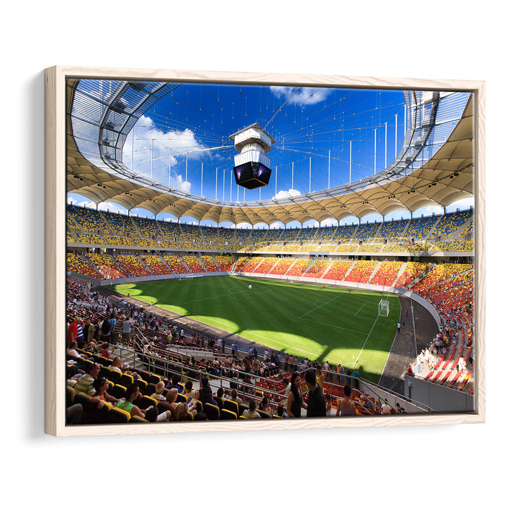 National Arena, Stadium Canvas, Sport Art, Framed Canvas Print Wall Art, Floating Frame