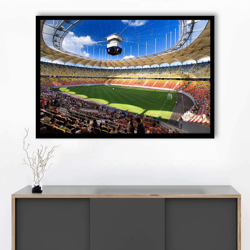 National Arena, Stadium Canvas, Sport Art, Gift for him, Framed Art Print Wall Decor, Picture Framed