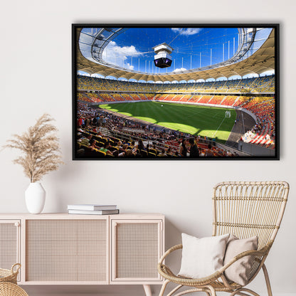 National Arena, Stadium Canvas, Sport Art, Framed Canvas Print Wall Art, Floating Frame