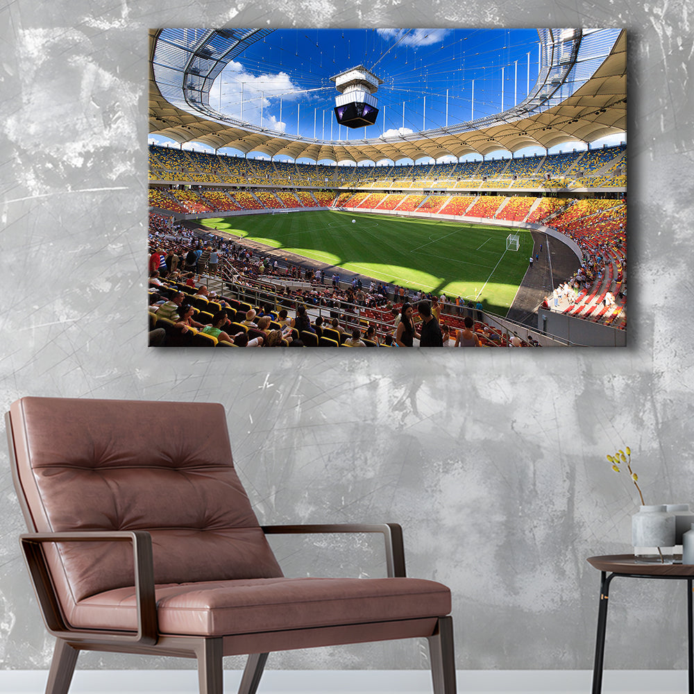 National Arena, Stadium Canvas, Sport Art, Gift for him, Man Cave Decor, Art Print, Canvas Print Wall Art