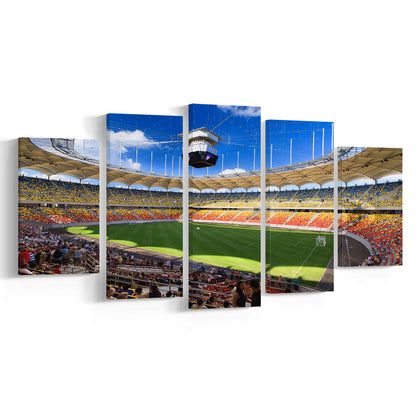 National Arena, Stadium Canvas, Sport Art, Gift for him, 5 Panel, Large Canvas, Canvas Print Wall Art