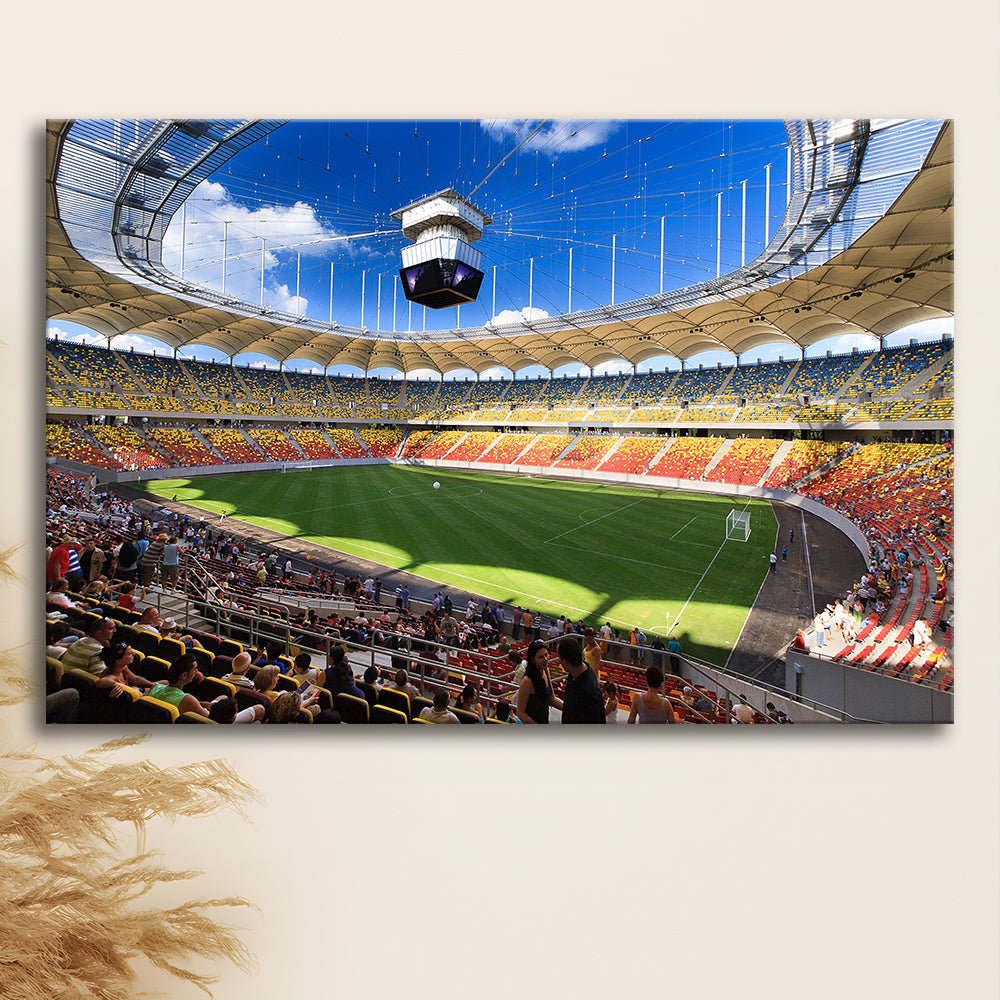 National Arena, Stadium Canvas, Sport Art, Gift for him, Man Cave Decor, Art Print, Canvas Print Wall Art