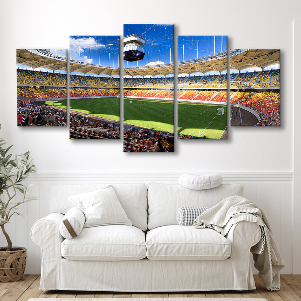 National Arena, Stadium Canvas, Sport Art, Gift for him, 5 Panel, Large Canvas, Canvas Print Wall Art