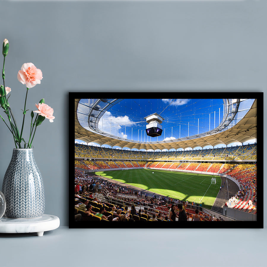 National Arena, Stadium Canvas, Sport Art, Gift for him, Framed Art Print Wall Decor, Picture Framed