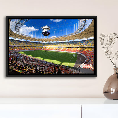 National Arena, Stadium Canvas, Sport Art, Framed Canvas Print Wall Art, Floating Frame