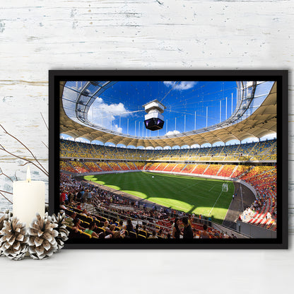National Arena, Stadium Canvas, Sport Art, Framed Canvas Print Wall Art, Floating Frame