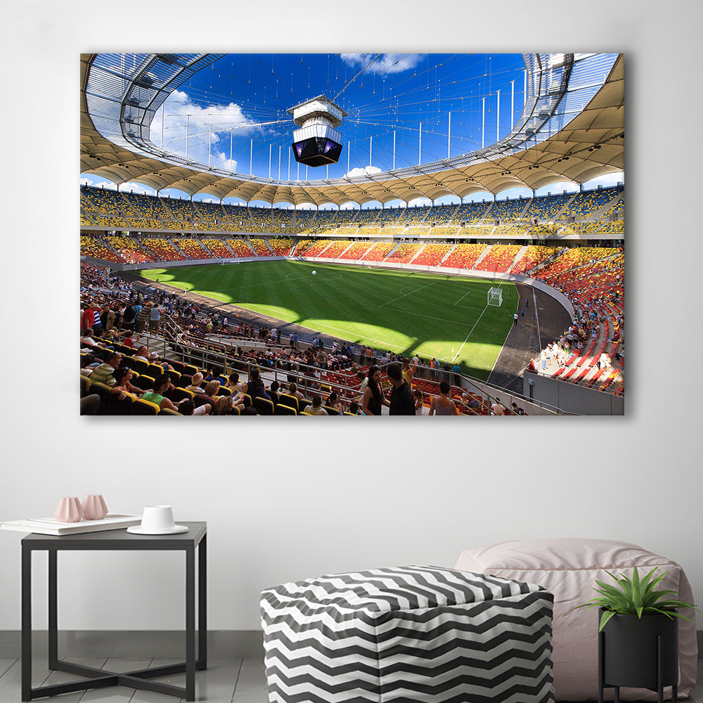 National Arena, Stadium Canvas, Sport Art, Gift for him, Man Cave Decor, Art Print, Canvas Print Wall Art