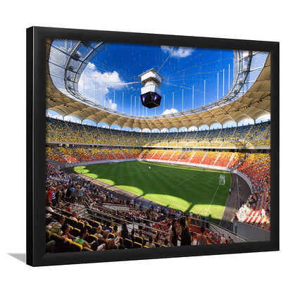 National Arena, Stadium Canvas, Sport Art, Gift for him, Framed Art Print Wall Decor, Picture Framed