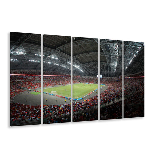 National Football Stadium, Stadium Canvas, Sport Art, Fan Gifts, 5 Panel B, Extra Large Canvas, Canvas Print Wall Art