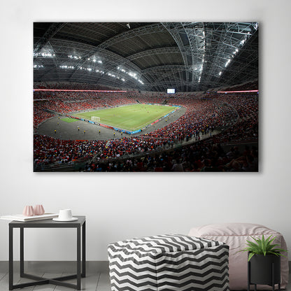 National Football Stadium, Stadium Canvas, Sport Art, Fan Gifts, Man Cave Decor, Art Print, Canvas Print Wall Art