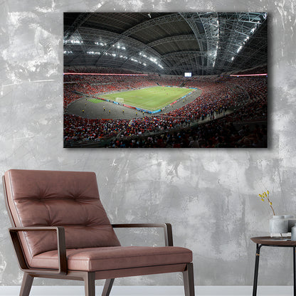 National Football Stadium, Stadium Canvas, Sport Art, Fan Gifts, Man Cave Decor, Art Print, Canvas Print Wall Art