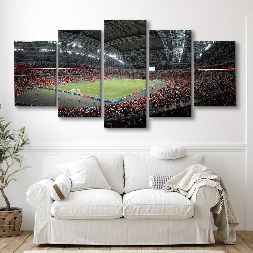 National Football Stadium, Stadium Canvas, Sport Art, Fan Gifts, 5 Panel, Large Canvas, Canvas Print Wall Art